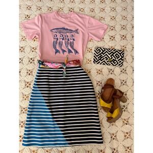 J. Crew‎ Stripe Skirt Sz 6